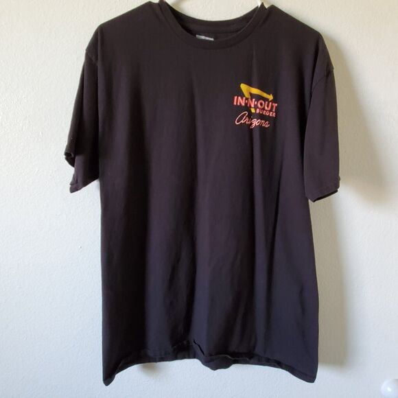In-N-Out Burger Arizona T-Shirt Mens L Black Short Sleeve Pullover Crew Unisex - Picture 3 of 6